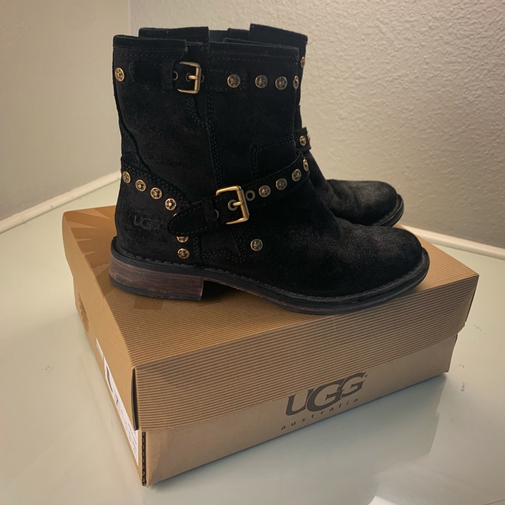 UGG studded ankle booties